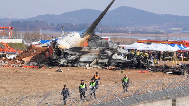 Fiery plane crash kills 179 in worst airline disaster in South Korea
