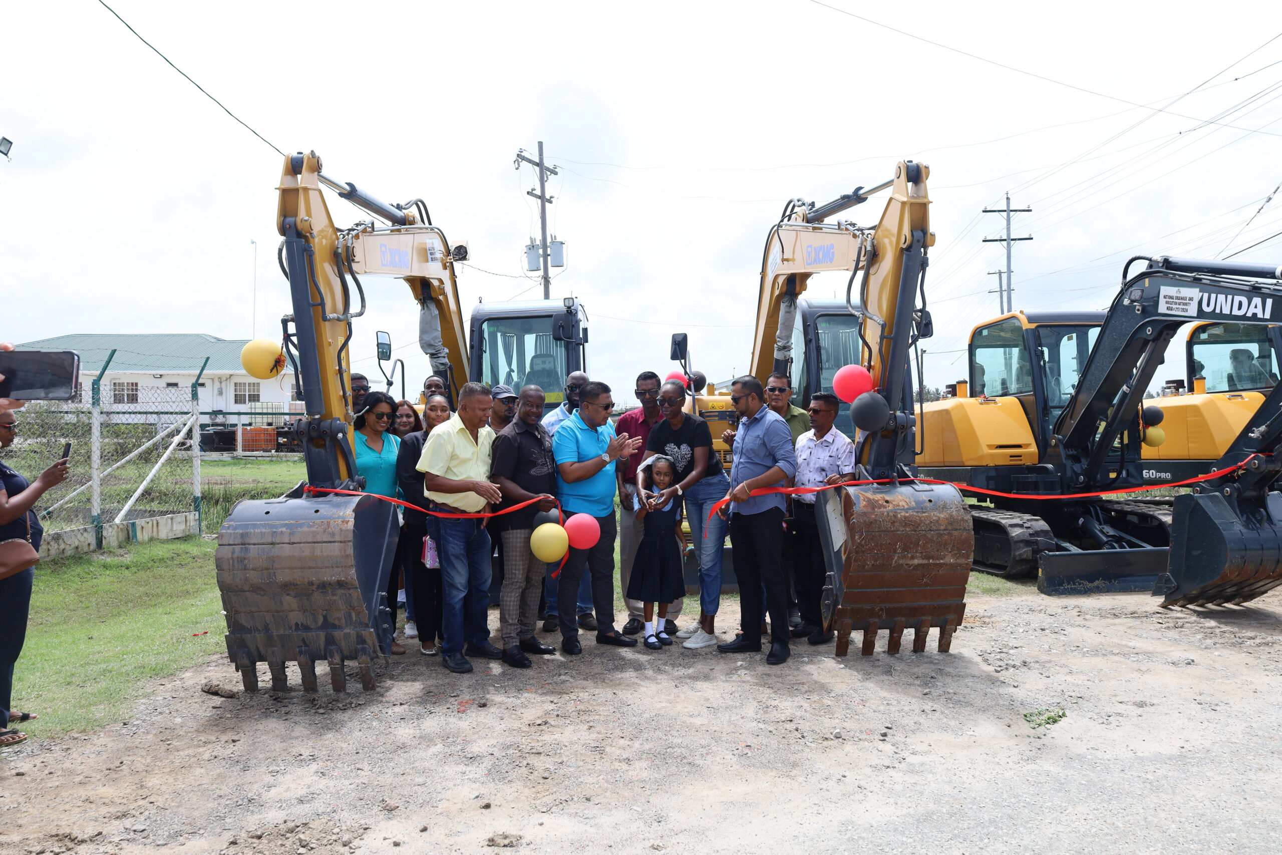 Reg. 5 NDCs get mini excavators for drainage work