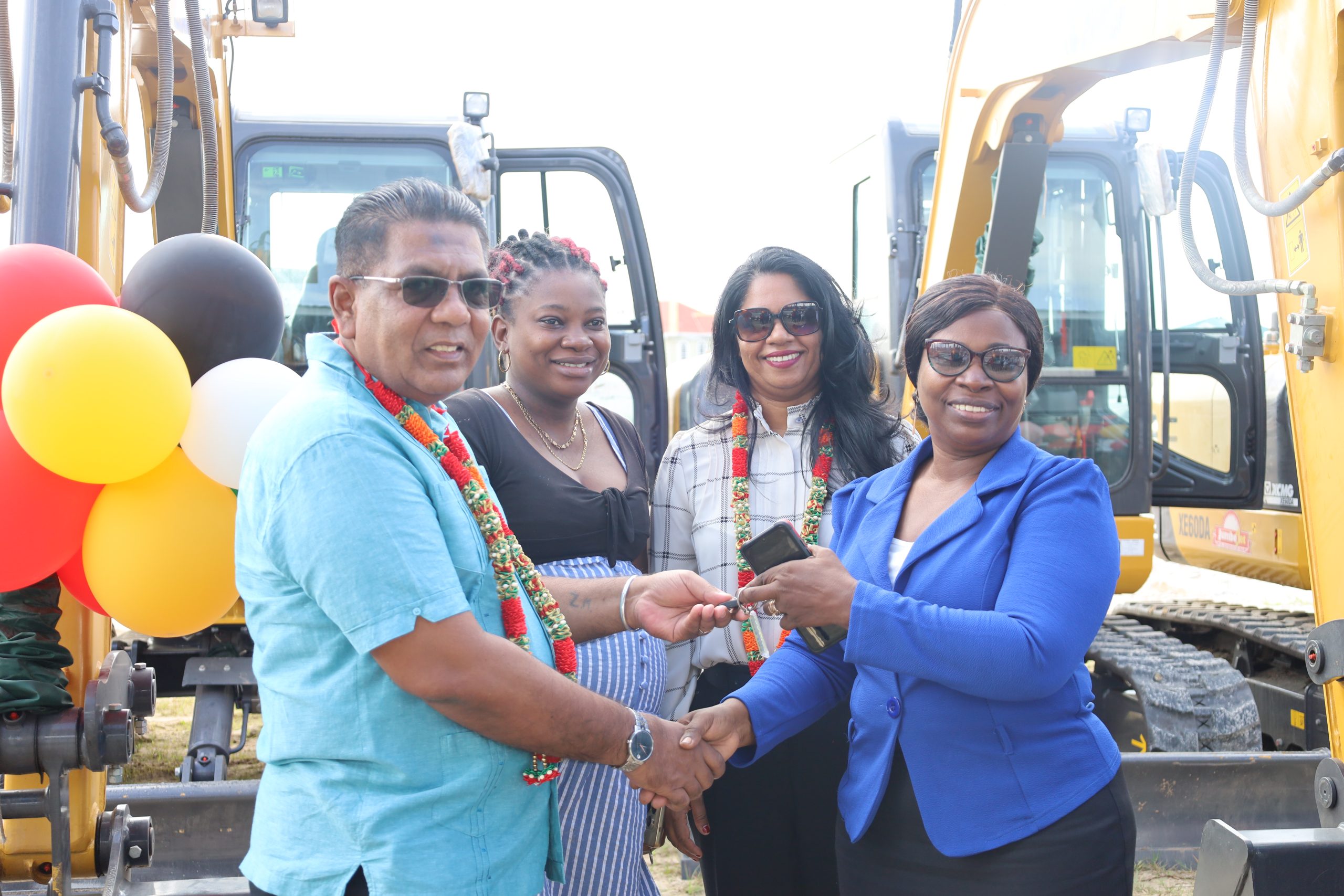 Mocha/ Arcadia among six NDCs to benefit from mini excavator to enhance community drainage