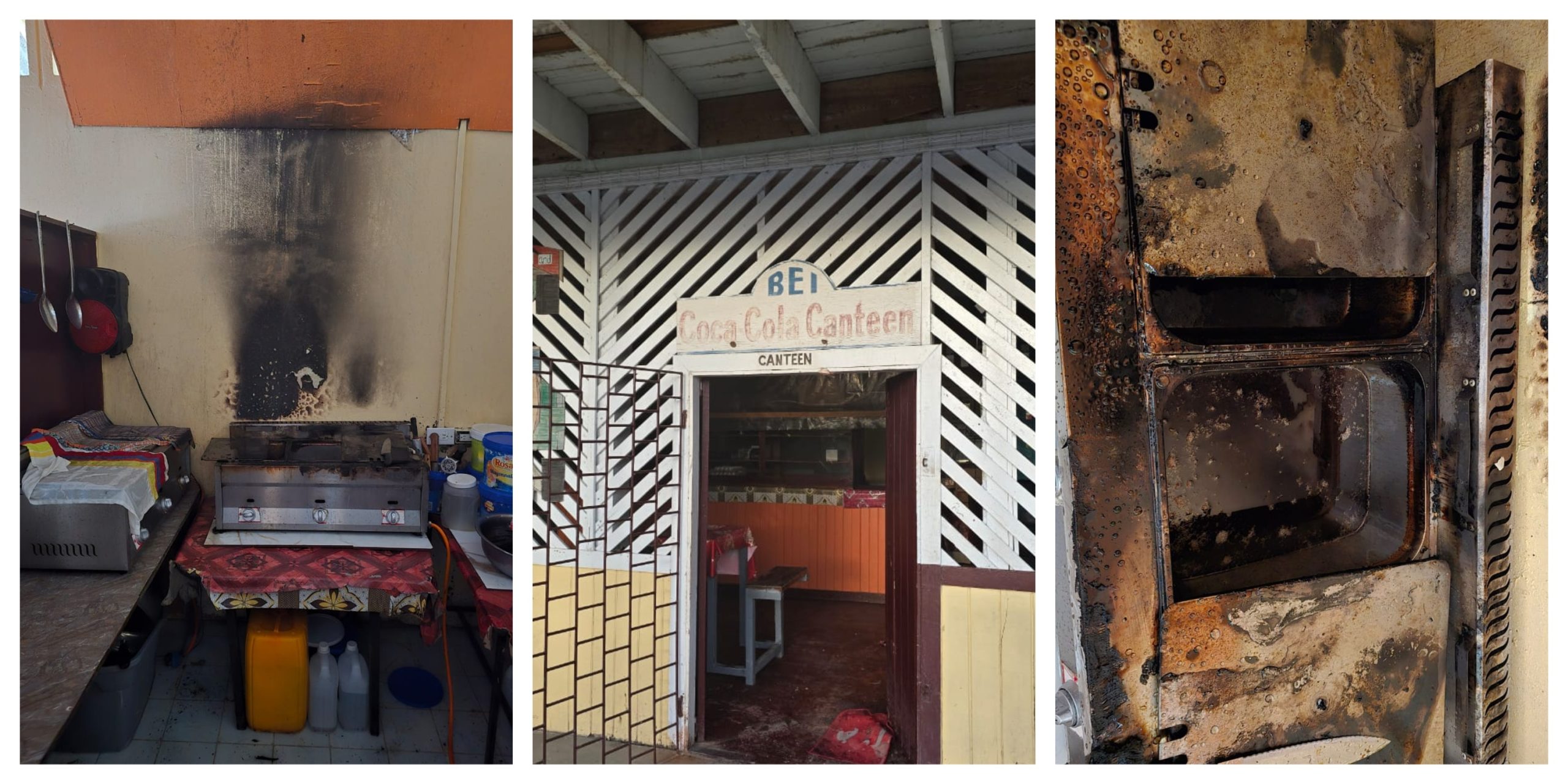 Immediate action by firefighters prevents disaster at Berbice School