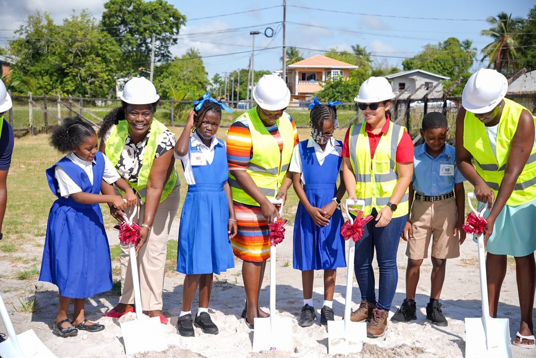 Sod turned for reconstruction of primary school in Buxton