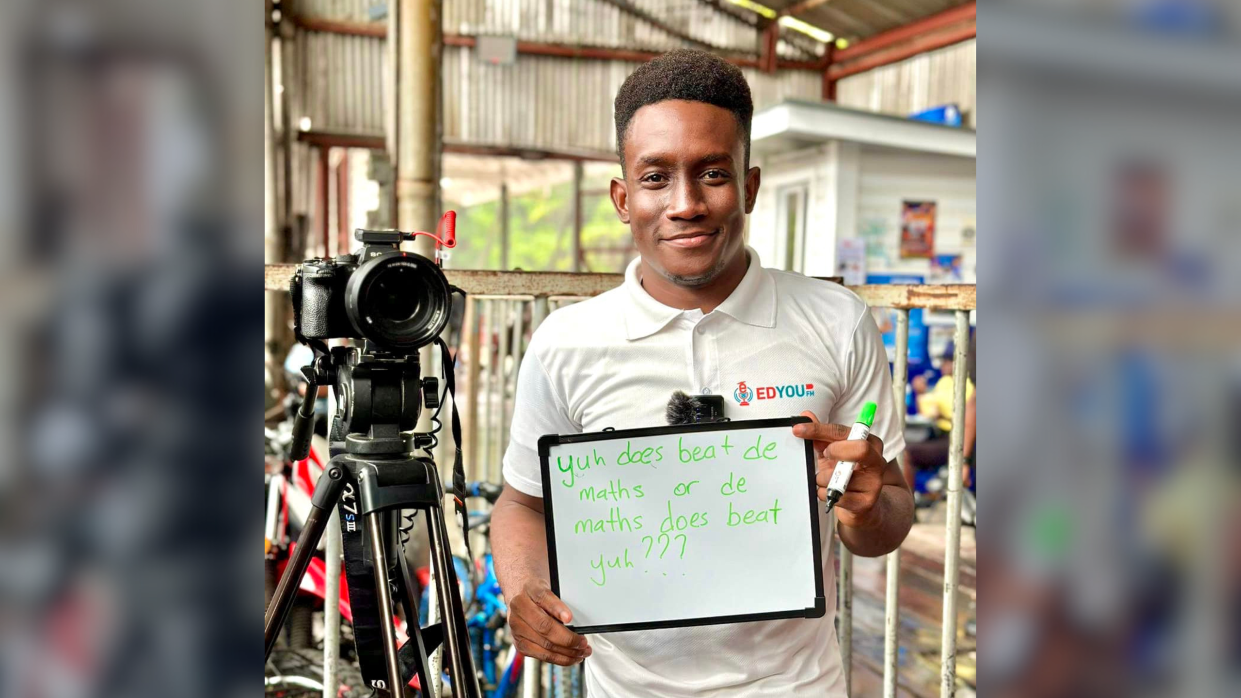 From failure to beatin’ da Maths: Sir Leon helping students embrace the subject