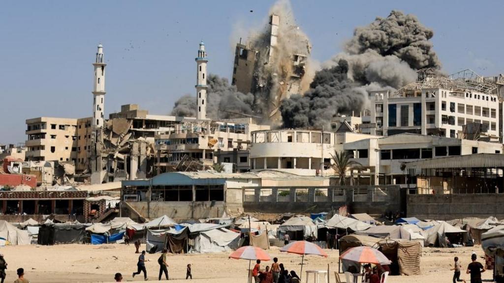 Israel says ‘Gaza is burning’ as it launches huge ground assault