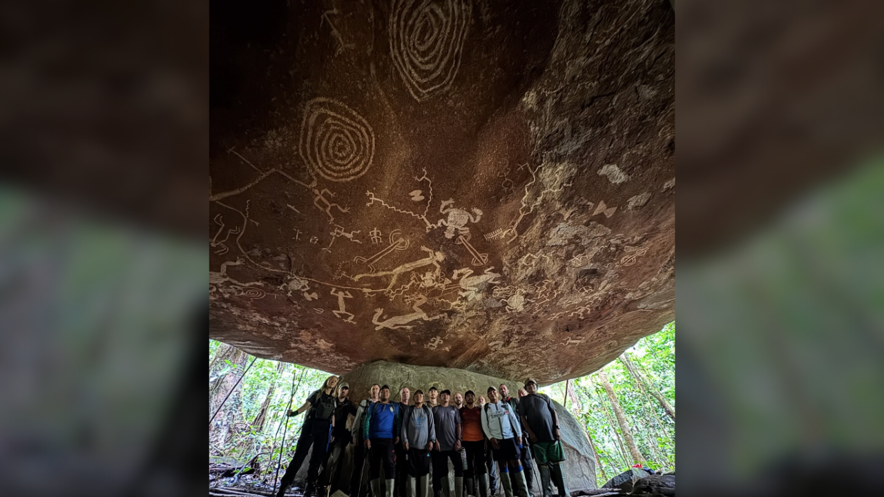 Tour group hails ancient cave paintings as ‘most significant archaeological and cultural experience’