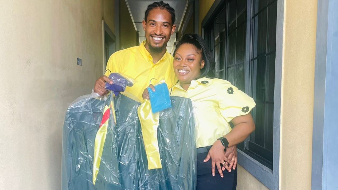 Wife, husband graduating from UG together