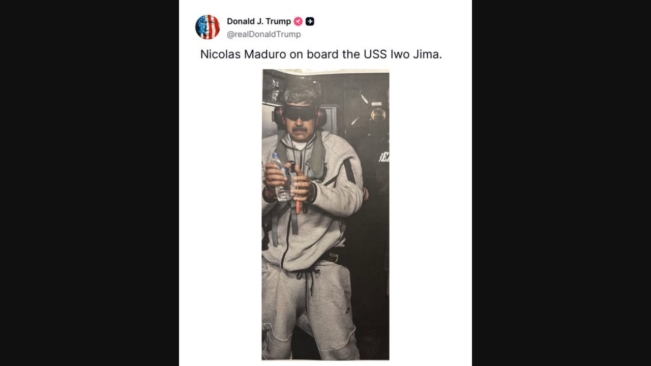 Maduro on board US military vessel, heading to New York 