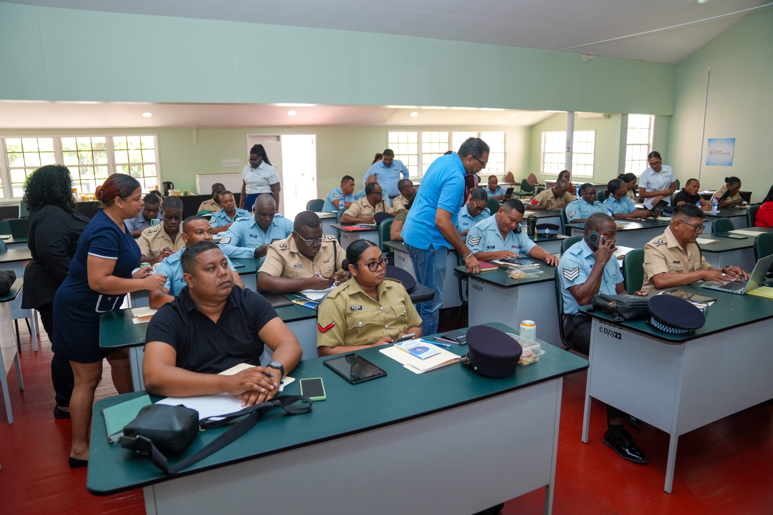 Guyana Digital School begins training of Disciplined Services