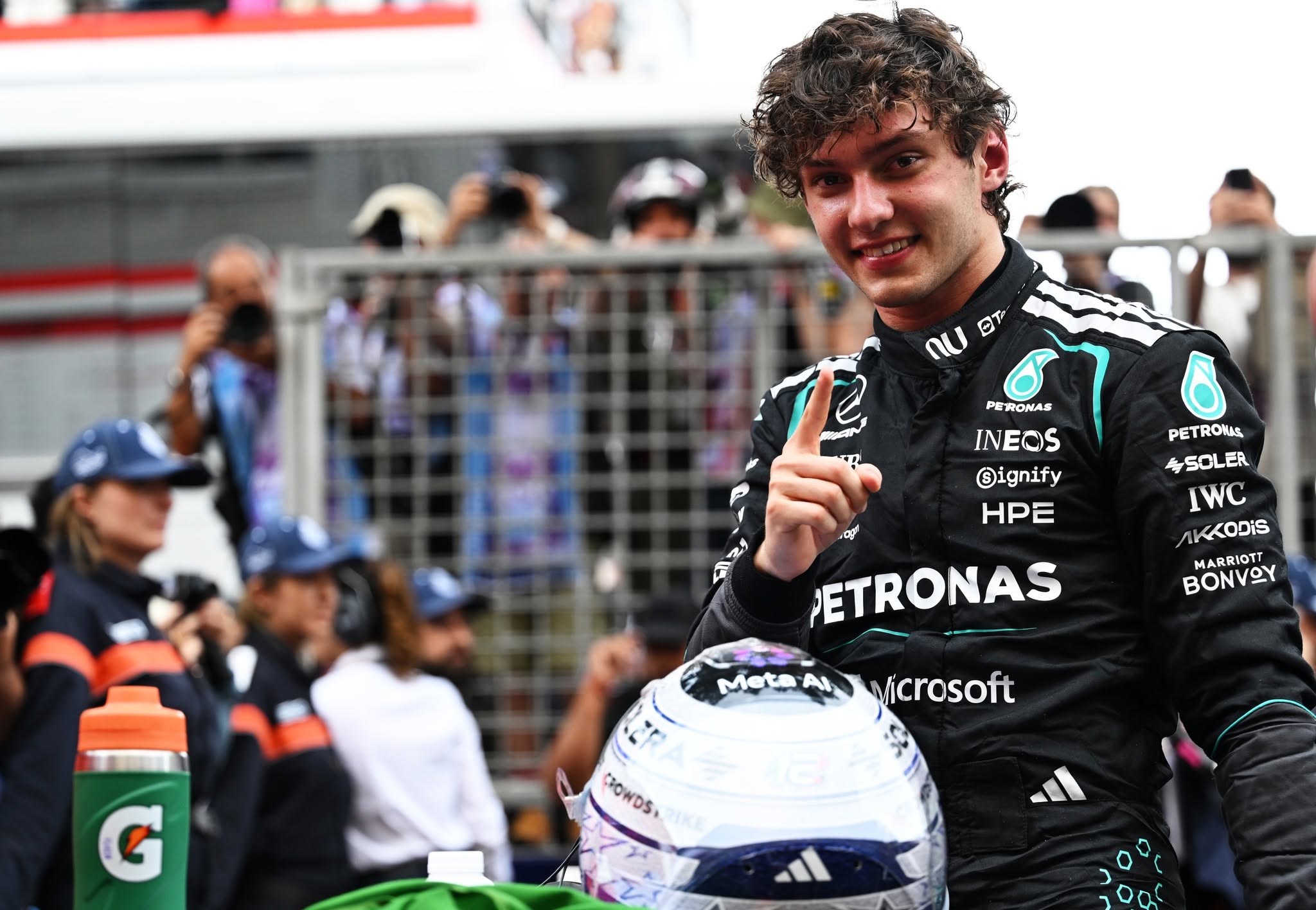 Antonelli wins Monaco GP from Hamilton after dramatic ending