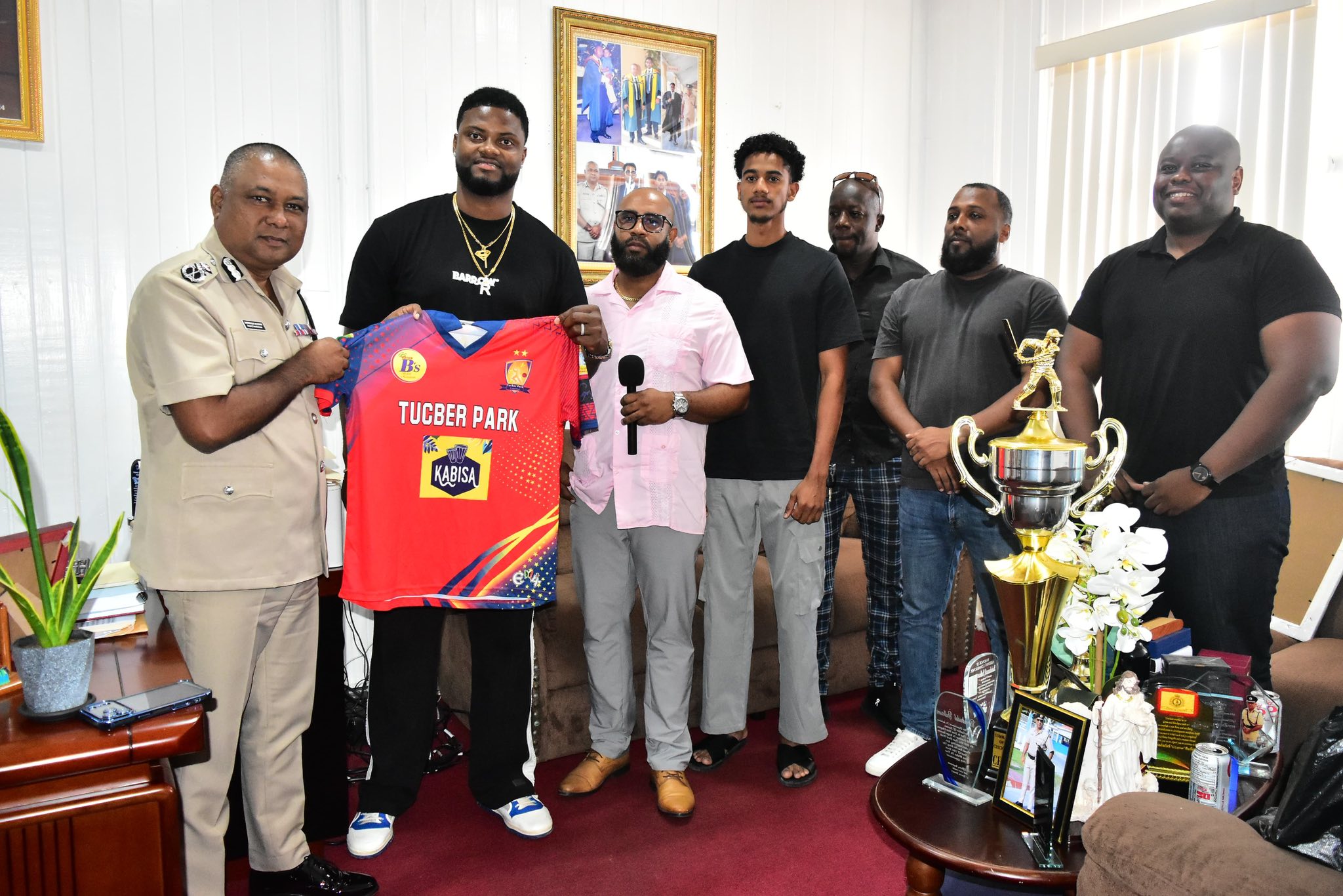 Deputy Commissioner Budhram inducted Patron of Tucber Park Cricket Club