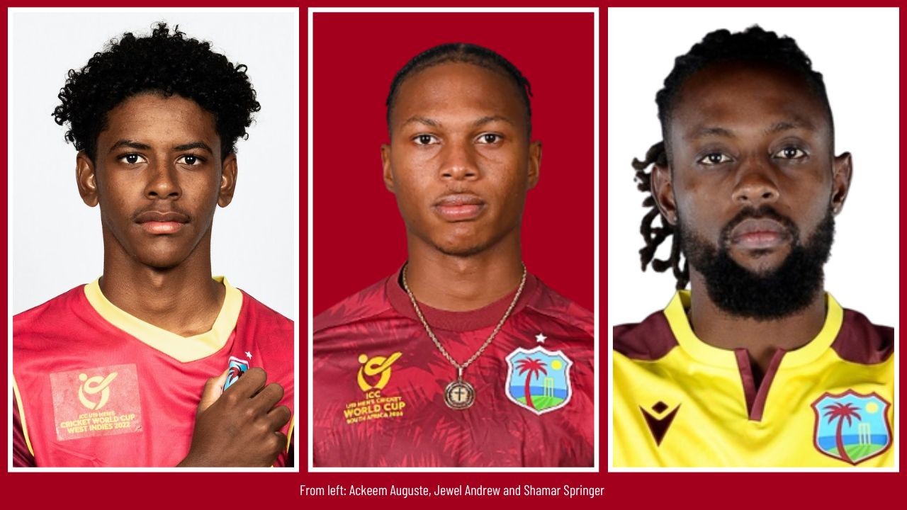 Auguste, Andrew and Springer recalled to West Indies’ T20I squad